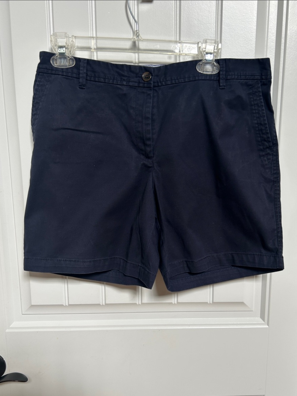 Talbots Navy Cotton Chino Shorts